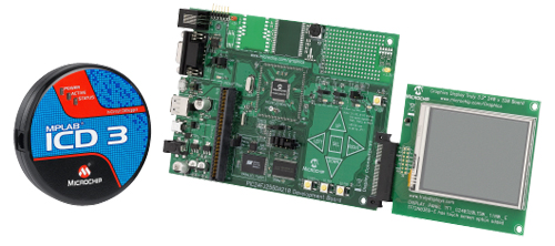 The Microchip DV164039-ND development kit Microchip DV164039-ND